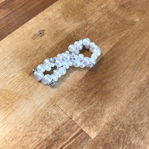 Pearl and Crystal Bracelet